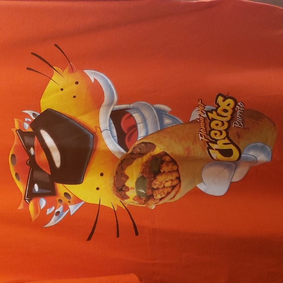 Vintage Rare Chester Cheetah Cheetos t-shirt 2014 Taco Johns Flaming hot… - Picture 2 of 10